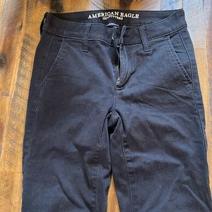 American eagle super stretch x  black jeans